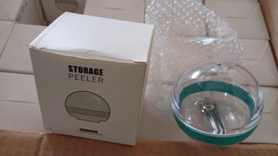 Multifunctional Round Peeler with Removable Storage – Washable Vegetable & Fruit Peeler for Kitchen (1 Pc / Mix Color)